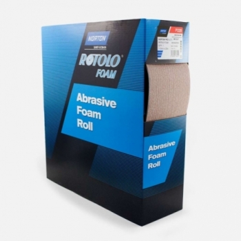 Roll of abrasive paper with...