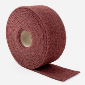 Non-woven fibre roll for...